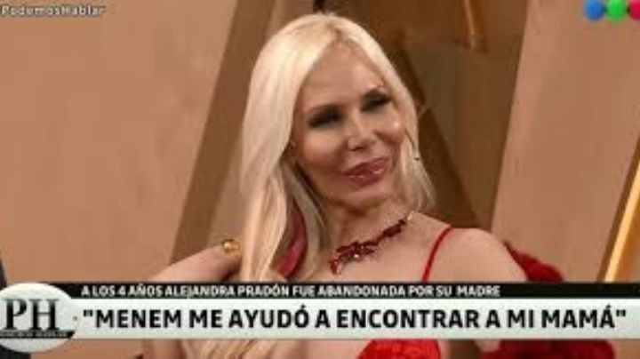 Alejandra Pradón reveló detalles de su romance con Menem