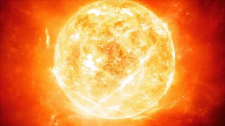 La NASA compartió una foto del Sol, donde parece un rostro en llamas