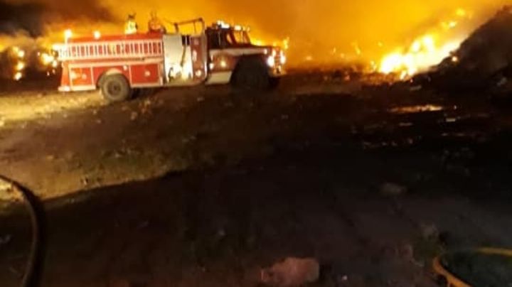 Sofocaron el incendio de un basural en Villa del Rosario