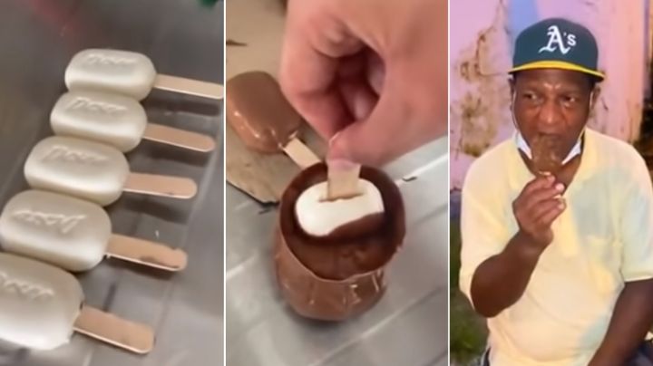 Un youtuber regaló helado de jabón a personas en situación de calle