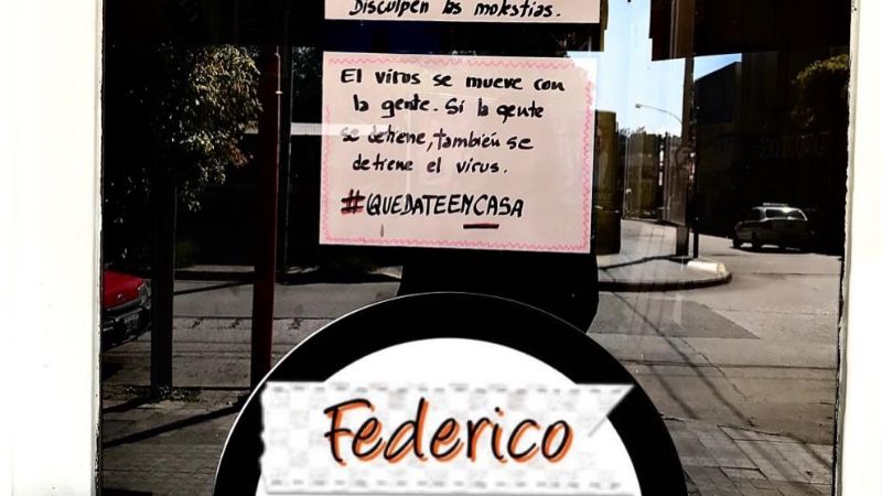 Federico Resto Bar se suma a la campaña "Quedate en casa"