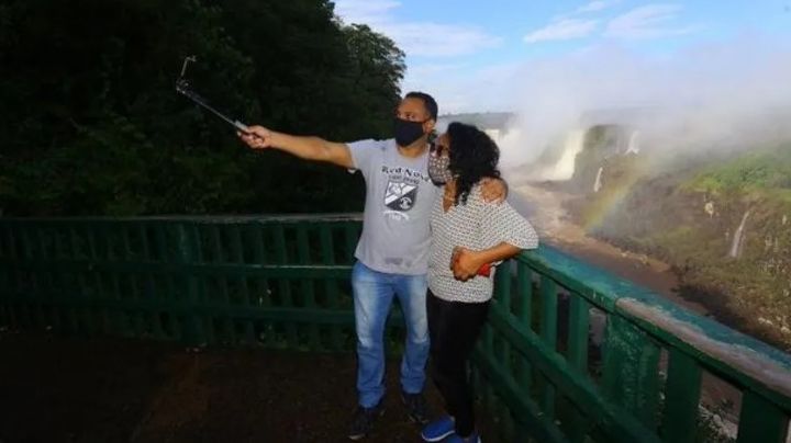 Reabrieron al público las cataratas del Iguazú del lado brasileño