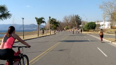La costanera, como si fuera un día de verano