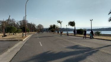 La costanera, como si fuera un día de verano