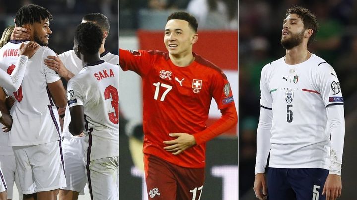 Inglaterra y Suiza, dos nuevos clasificados a Qatar 2022