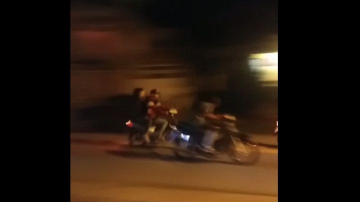 Motos descontroladas en Colinas, así atropellaron a dos niños