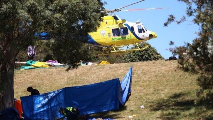 Australia: cinco niños murieron al salir volando un castillo inflable