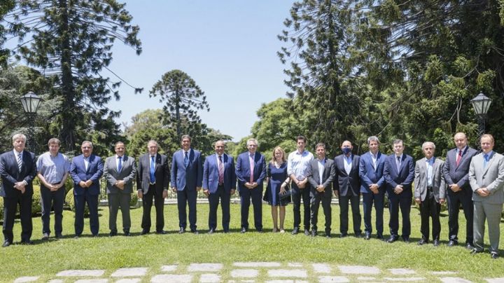 Alberto Fernández se reunió con trece gobernadores peronistas