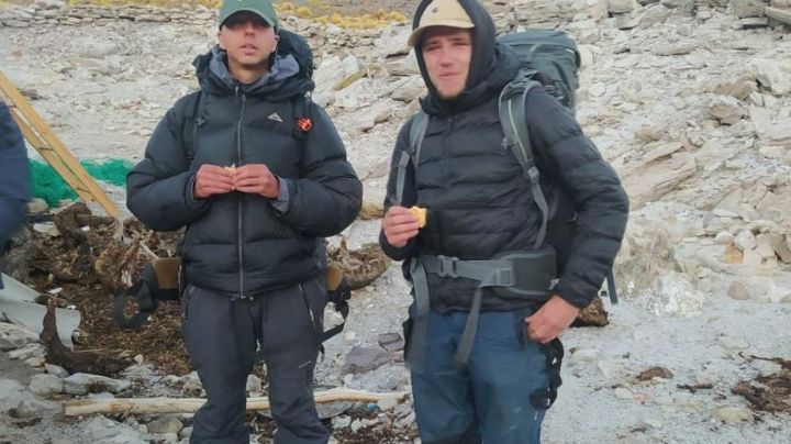 Hallaron a dos andinistas franceses extraviados en el volcán de Catamarca