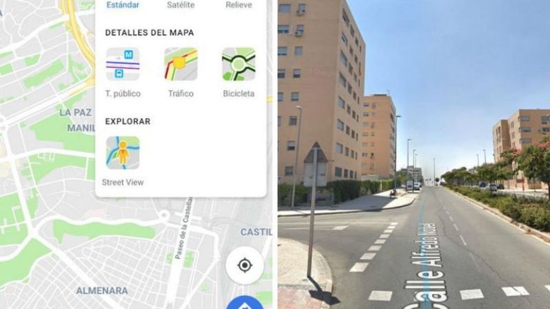 Google Maps añadió una pantalla partida para Street View