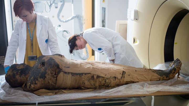 Inédito hallazgo: científicos descubren una momia egipcia embarazada