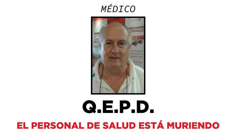 El personal médico está muriendo en Córdoba