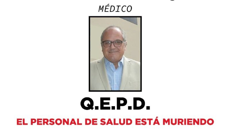 El personal médico está muriendo en Córdoba
