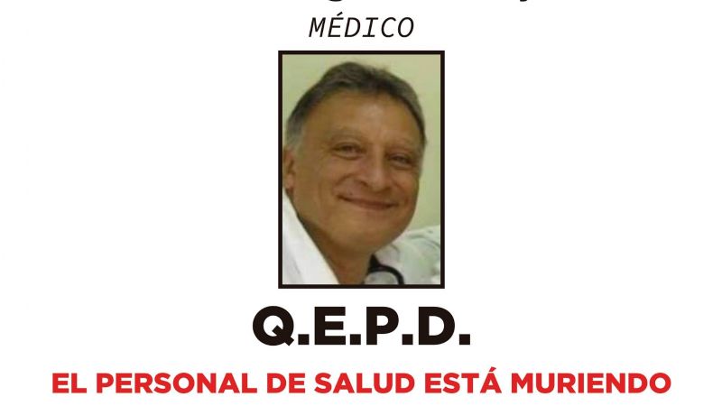 El personal médico está muriendo en Córdoba