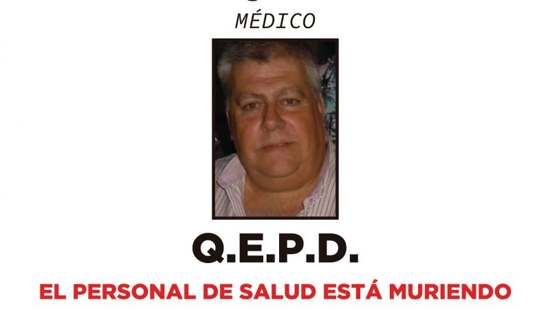 El personal médico está muriendo en Córdoba