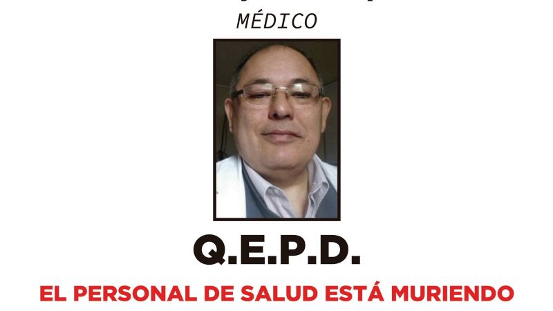 El personal médico está muriendo en Córdoba