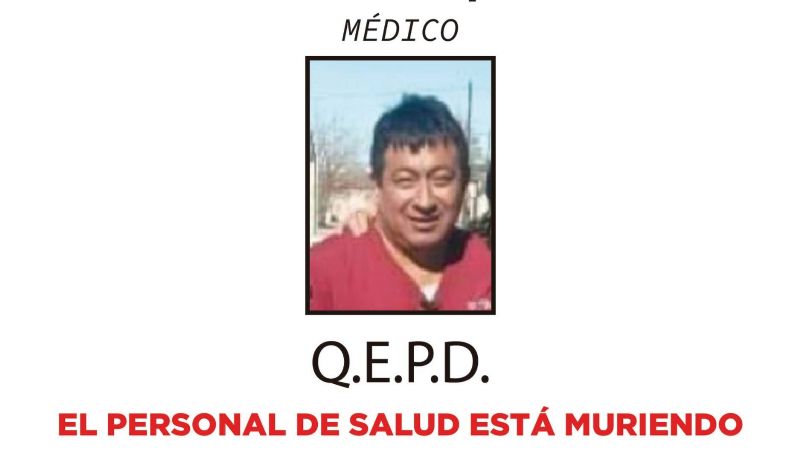 El personal médico está muriendo en Córdoba