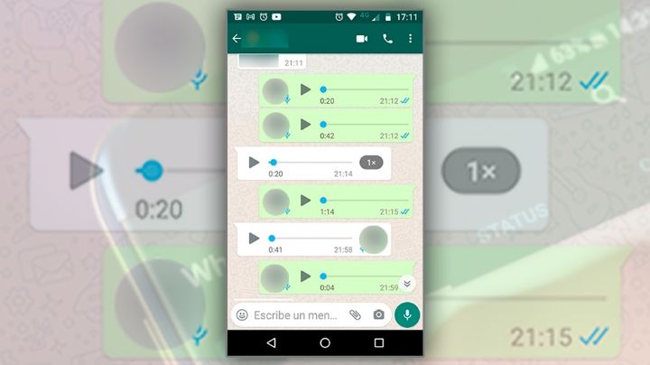 En WhatsApp ya se pueden escuchar audios en velocidad aumentada