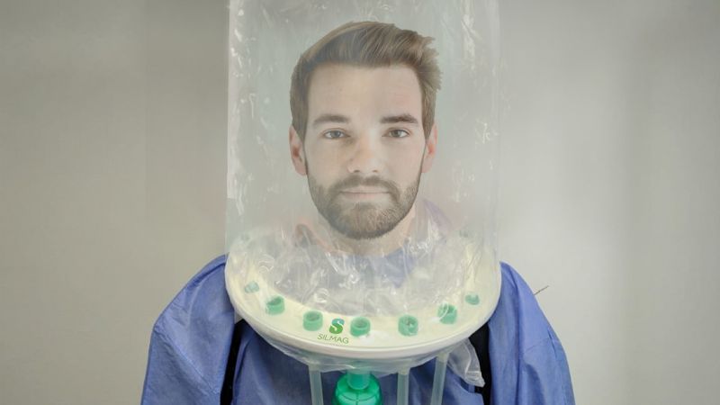Una firma cordobesa creó un casco de oxígeno para pacientes con Covid