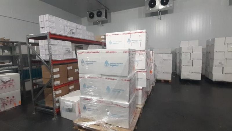 Córdoba recibió este jueves otras 64.000 dosis de la vacuna Sinopharm