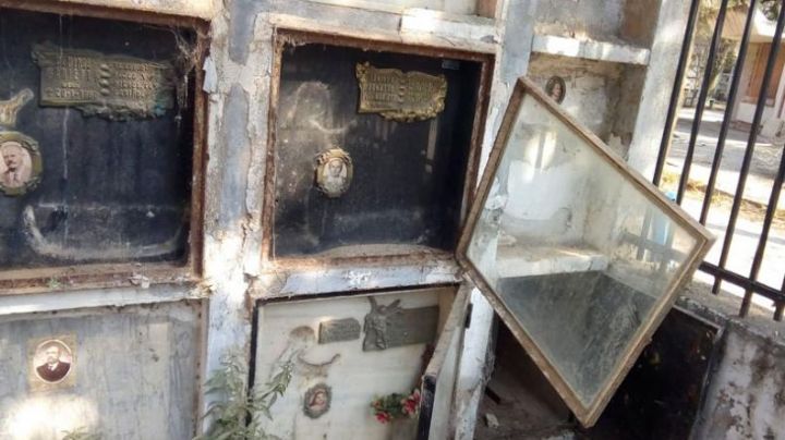 Preocupan los ataques vandálicos en el cementerio de San Vicente