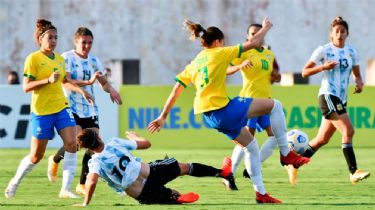 La Selección Femenina de fútbol perdió con Brasil en un amistoso