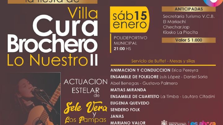 Villa Cura Brochero prepara la segunda edición de «Lo Nuestro»