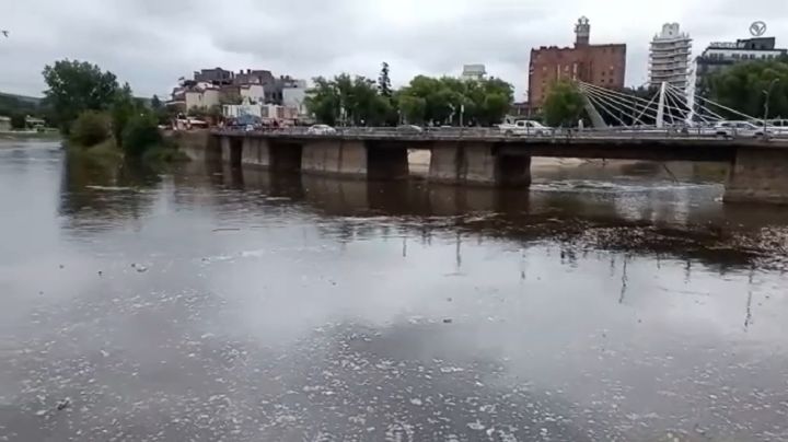 Video: así ingresaba la creciente al río San Antonio