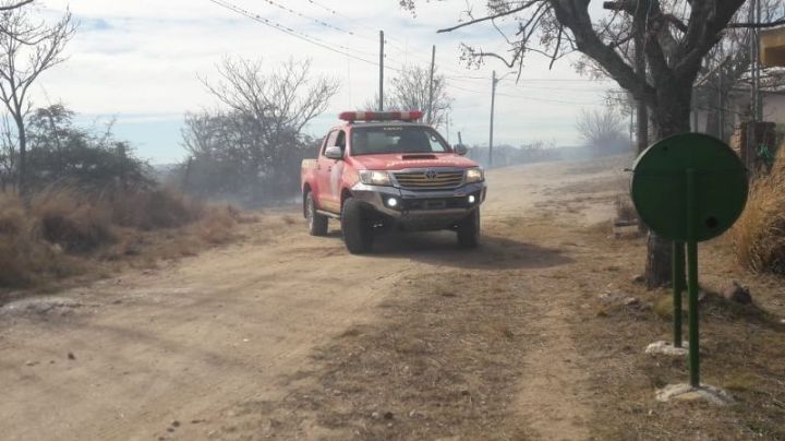 Controlaron un incendio desatado en una comunidad de Tanti