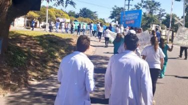 Punilla: Trabajadores del Hospital Funes cortaron la Ruta 38