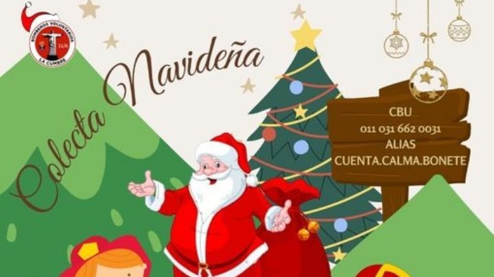Comienza la colecta de Navidad del cuartel de bomberos de La Cumbre