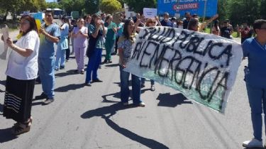Los trabajadores del Hospital Funes harán una caravana por el Valle de Punilla