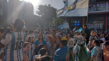 Carlos Paz festeja con «La Scaloneta»: Argentina a la final
