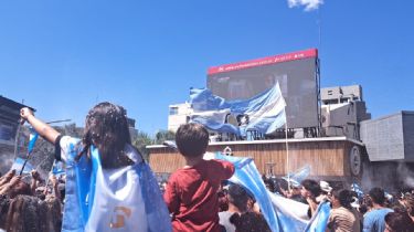 Locura total en Carlos Paz: «Argentina campeón»