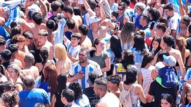 Locura total en Carlos Paz: «Argentina campeón»