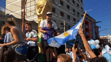 Un recorrido en imágenes de los festejos en Carlos Paz por la Copa del Mundo