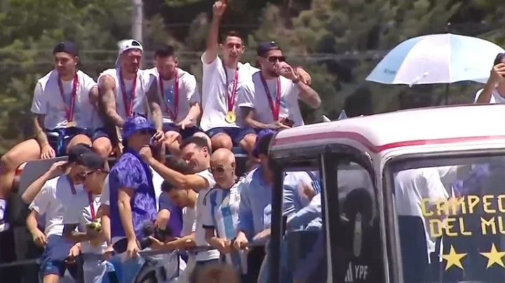 Comenzó la caravana de la Selección Argentina