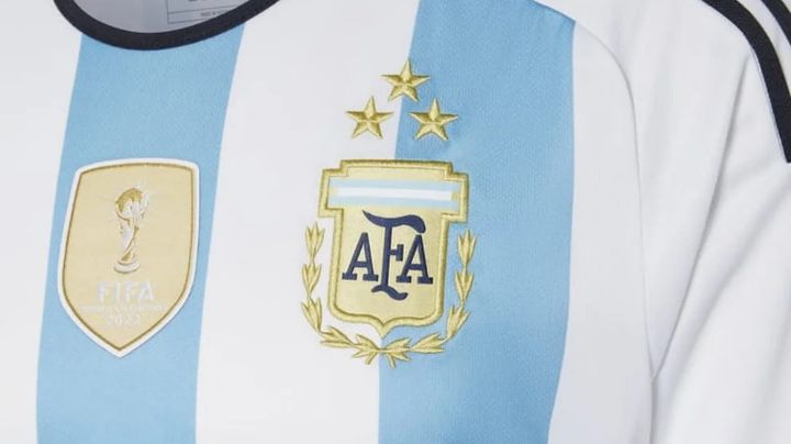 El lunes sale a la venta la nueva camiseta de Argentina: cuánto costará