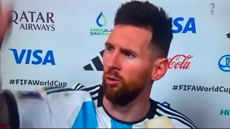 Lionel Messi tras la clasificación: «¿Qué mirás bobo? Andá para allá»
