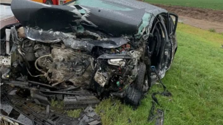 Una mujer murió en un tremendo accidente en la ruta 158