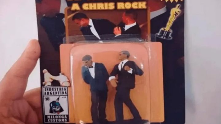 Insólito: venden los muñecos del cachetazo de Will Smith a Chris Rock