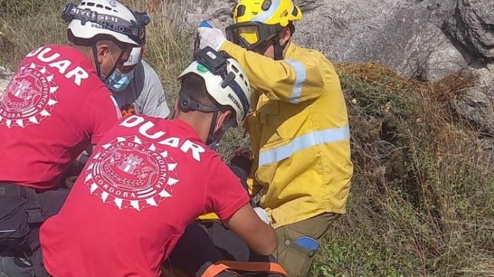 Una turista sufrió hundimiento de cráneo tras caer de su motocicleta