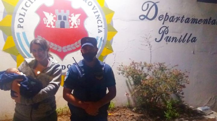 Carlos Paz: Un policía  salvó la vida de una beba de 7 días