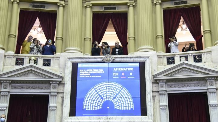 Diputados dio media sanción al alivio fiscal para monotributistas y autónomos