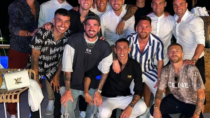 Messi festejó su cumpleaños con su familia, amigos y «La Scaloneta»