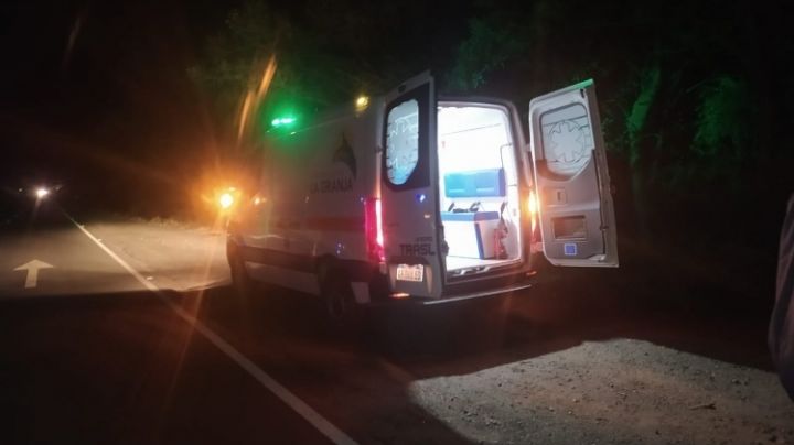 Una ambulancia chocó a una mujer y a su hija mientras esperaban el colectivo