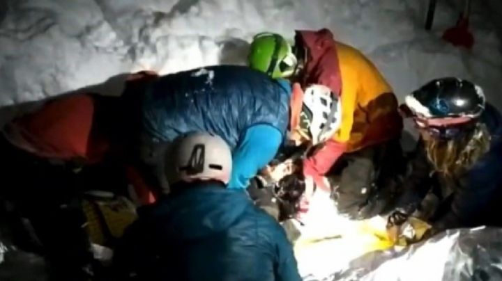Un perro salvó a esquiador enterrado en la nieve en Ushuaia
