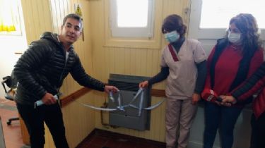 Huerta Grande: Se inauguró el sistema de calefacción en el dispensario