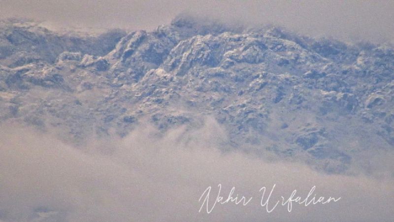 Las postales de la nieve en las sierras de Córdoba