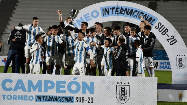 La Selección Sub 20 ganó un torneo internacional en Uruguay